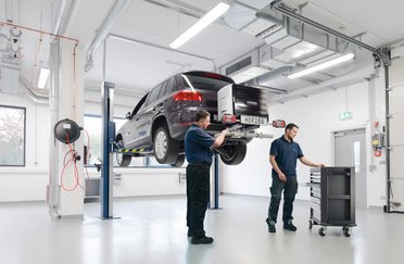 Real Driving Emission test with on-board system